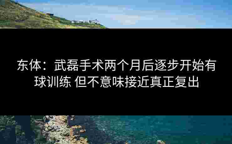 东体：武磊手术两个月后逐步开始有球训练 但不意味接近真正复出